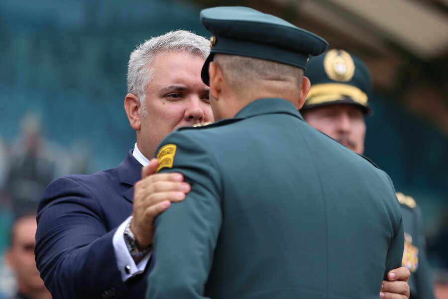 Reconocimiento de Tropa y Posesión del Nuevo Comandante del Ejército, General Eduardo Zapateiro. (Colprensa - Álvaro Tavera).