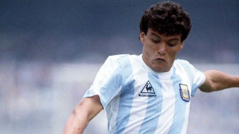 Con la casaca de Argentina: en México 86 jugó un solo partido, el debut ante Corea del Sur