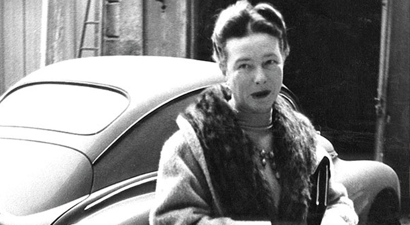 Simone de Beauvoir fue una de las pioneras del feminismo.