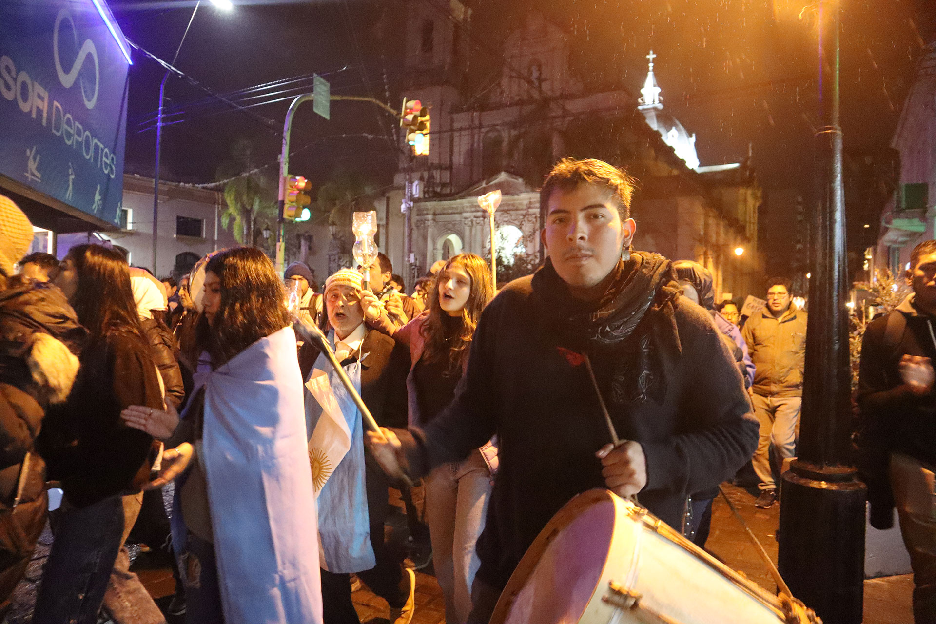Hubo una nueva marcha de antorchas el miércoles 21 de junio (Mariano Cicero)