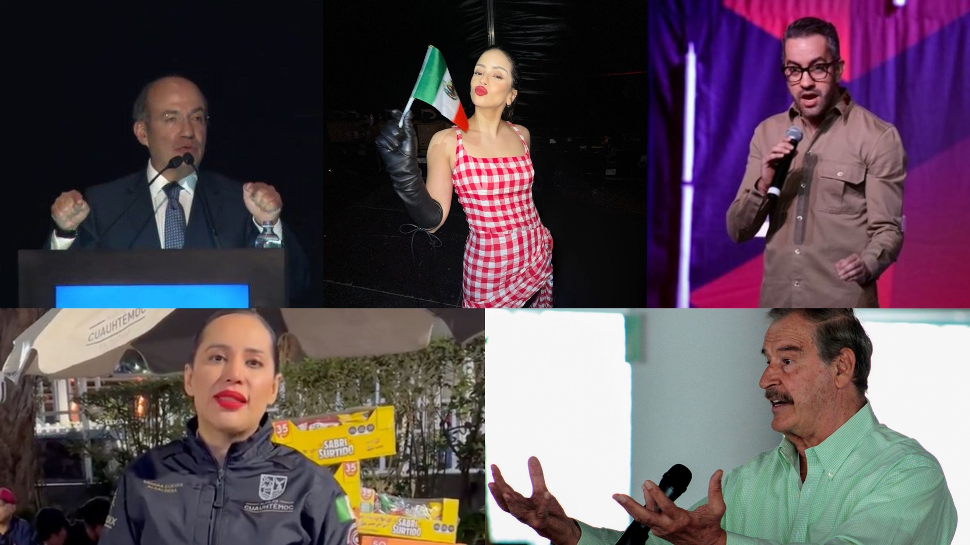 Ex presidentes, políticos y hasta famosos arremetieron contra el show de Rosalía en el Zócalo de la CDMX