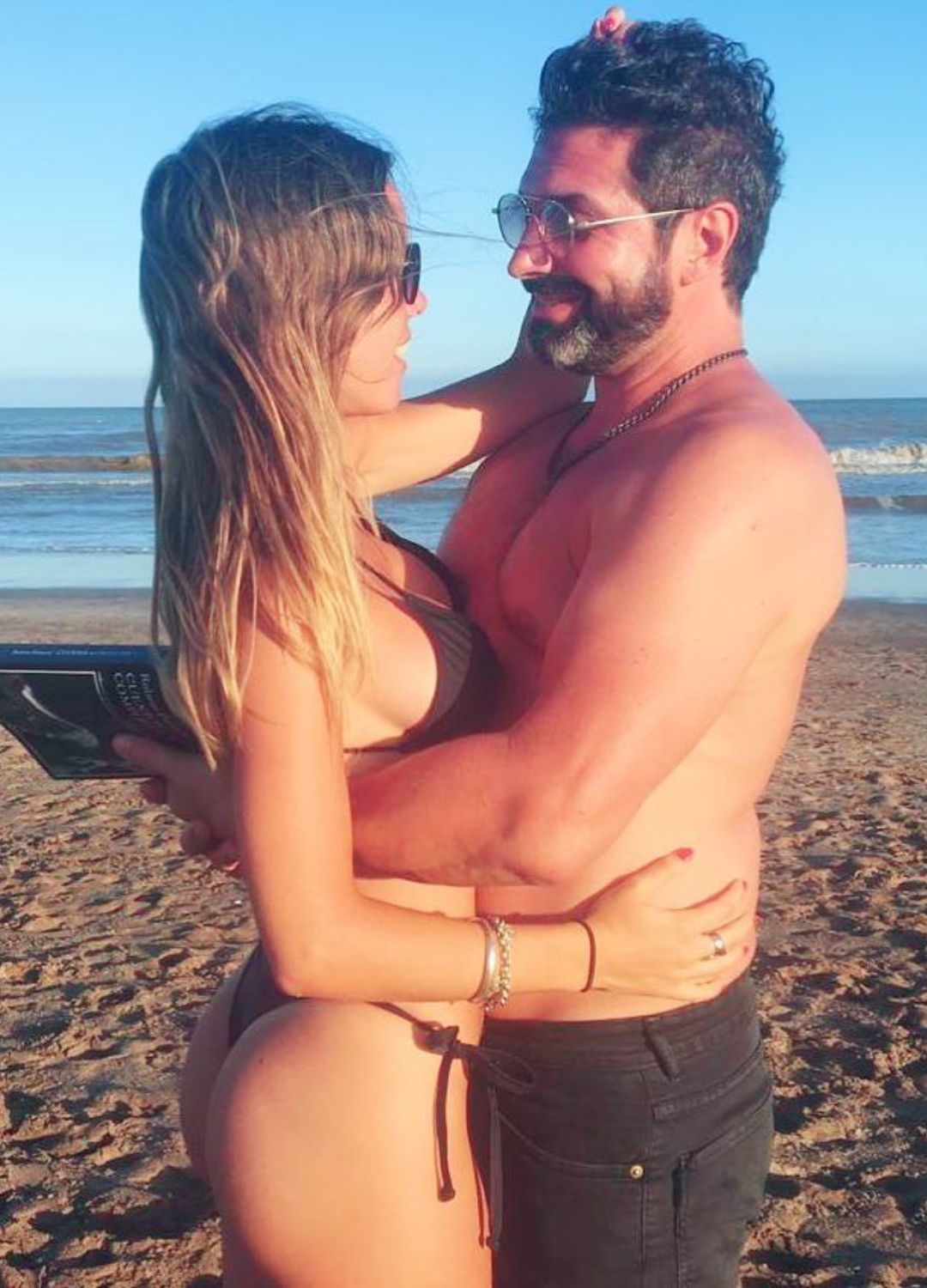 Martina e Iván Noble, en unas vacaciones que disfrutaron en enero de 2019