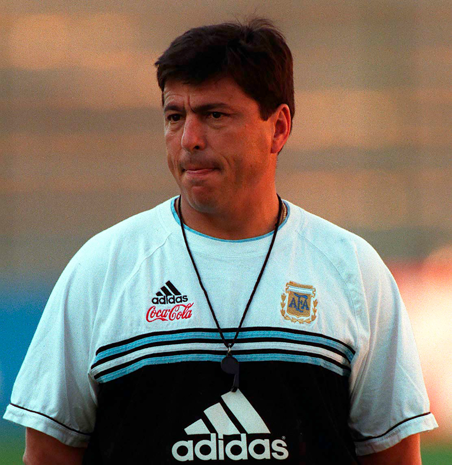 Daniel Passarella, entrenador del seleccionado nacional entre 1995 y 1998 (Ted Blackbrow/Daily Mail/Shutterstock)