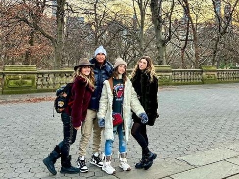 Recientemente, la familia visitó Nueva York en sus vacaciones. FOTO: Instagram/@andrealegarreta