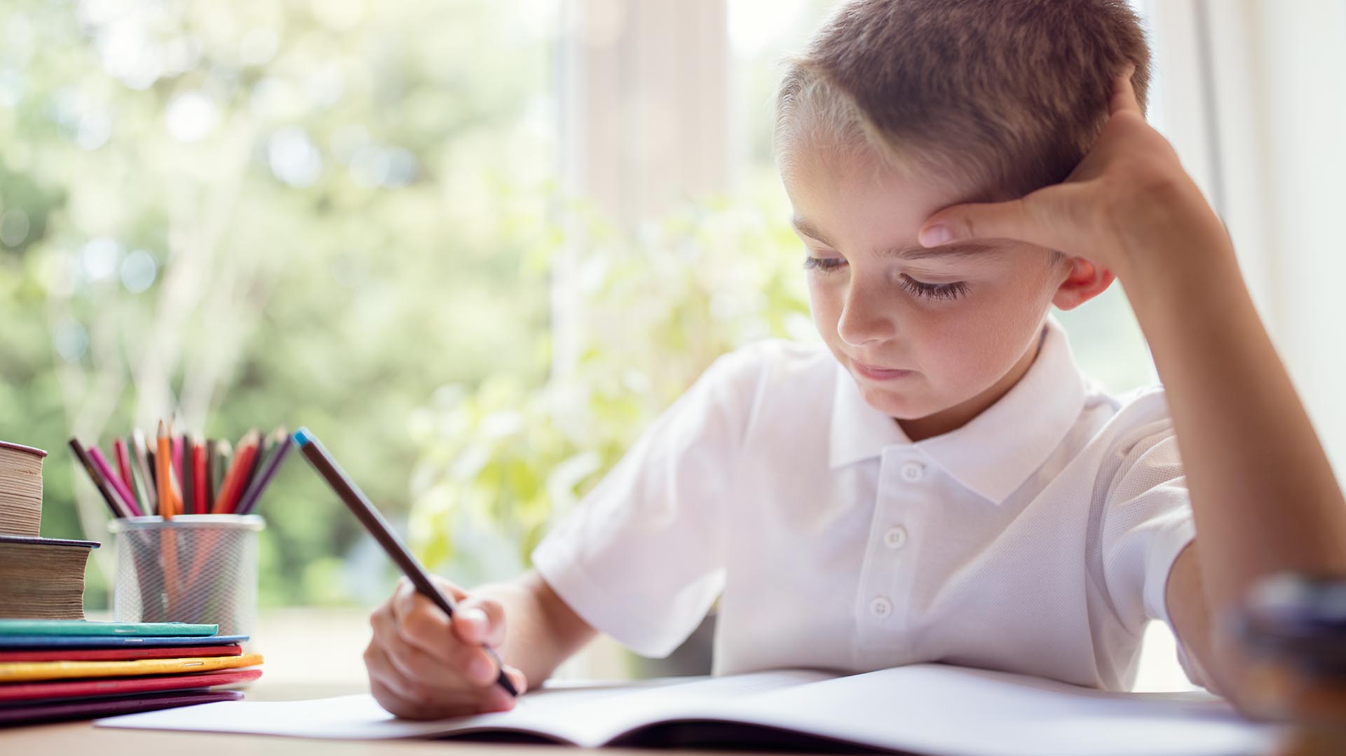 When starting school, the child with dyslexia confuses the order of letters within words (Getty Images)