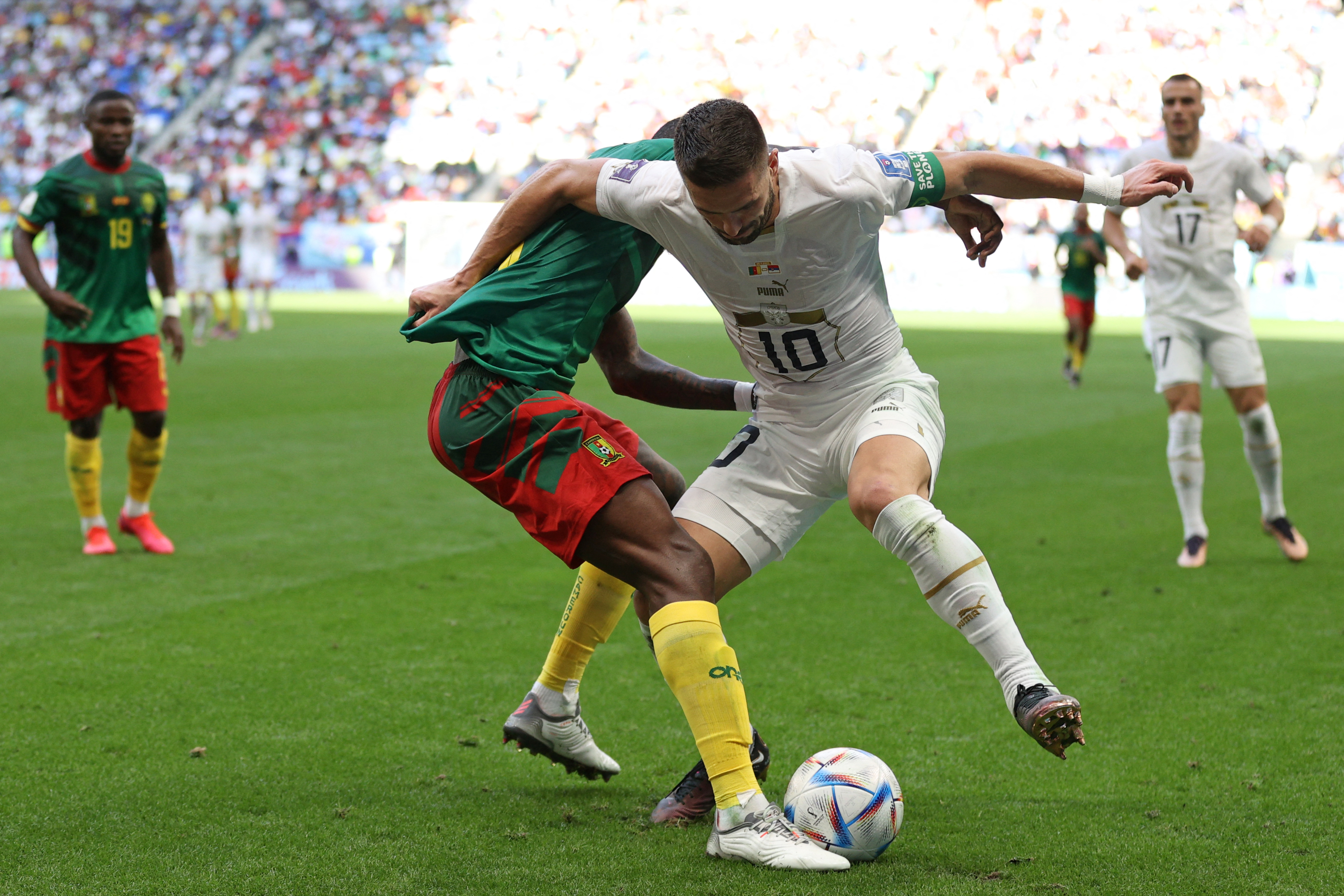 Frenético empate entre Camerún y Serbia por la segunda fecha del Grupo G en el Mundial Qatar 2022