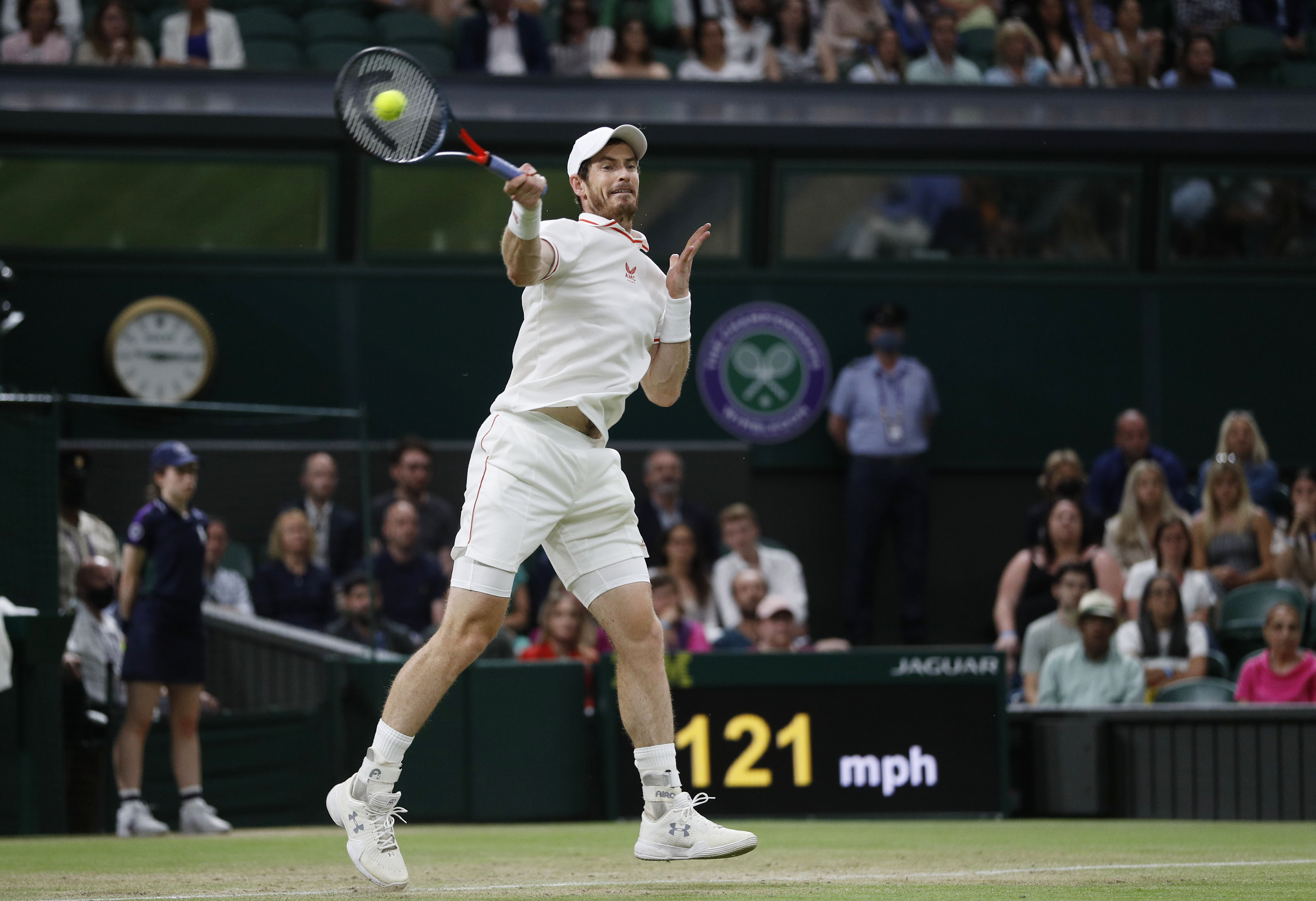 Murray perdió por primera vez en Wimbledon en la tercera ronda (REUTERS/Peter Nicholls)