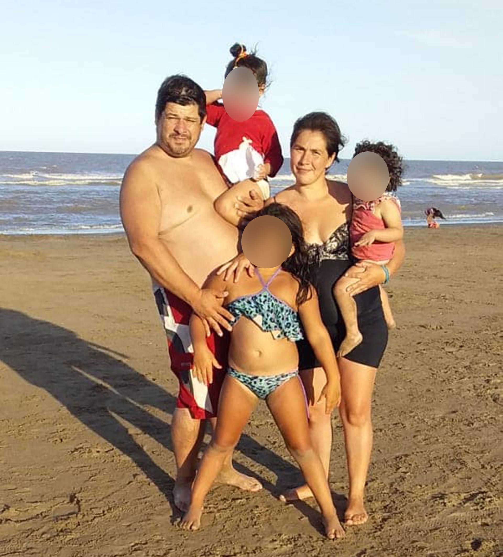 Sergio Lust y su familia regresaban en la madrugada del miércoles de sus vacaciones en San Bernardo (Facebook)