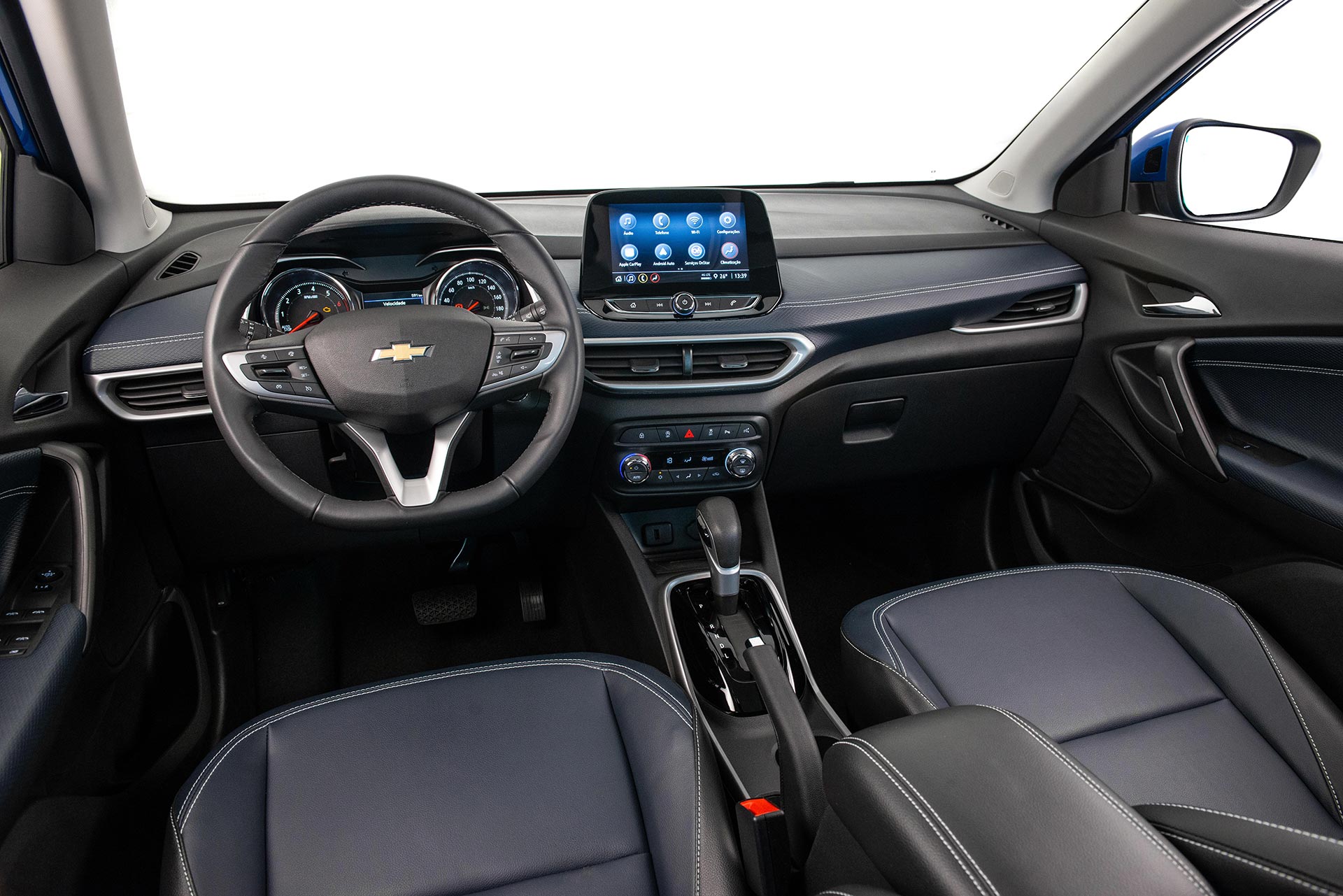 El nuevo interior de la Chevrolet Tracker 2020, que acaba de lanzarse.