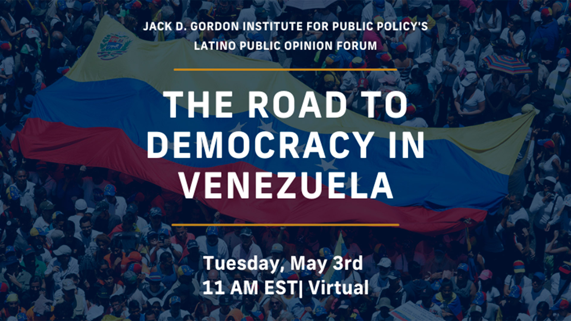 One of the panels will be dedicated to the crisis in Venezuela