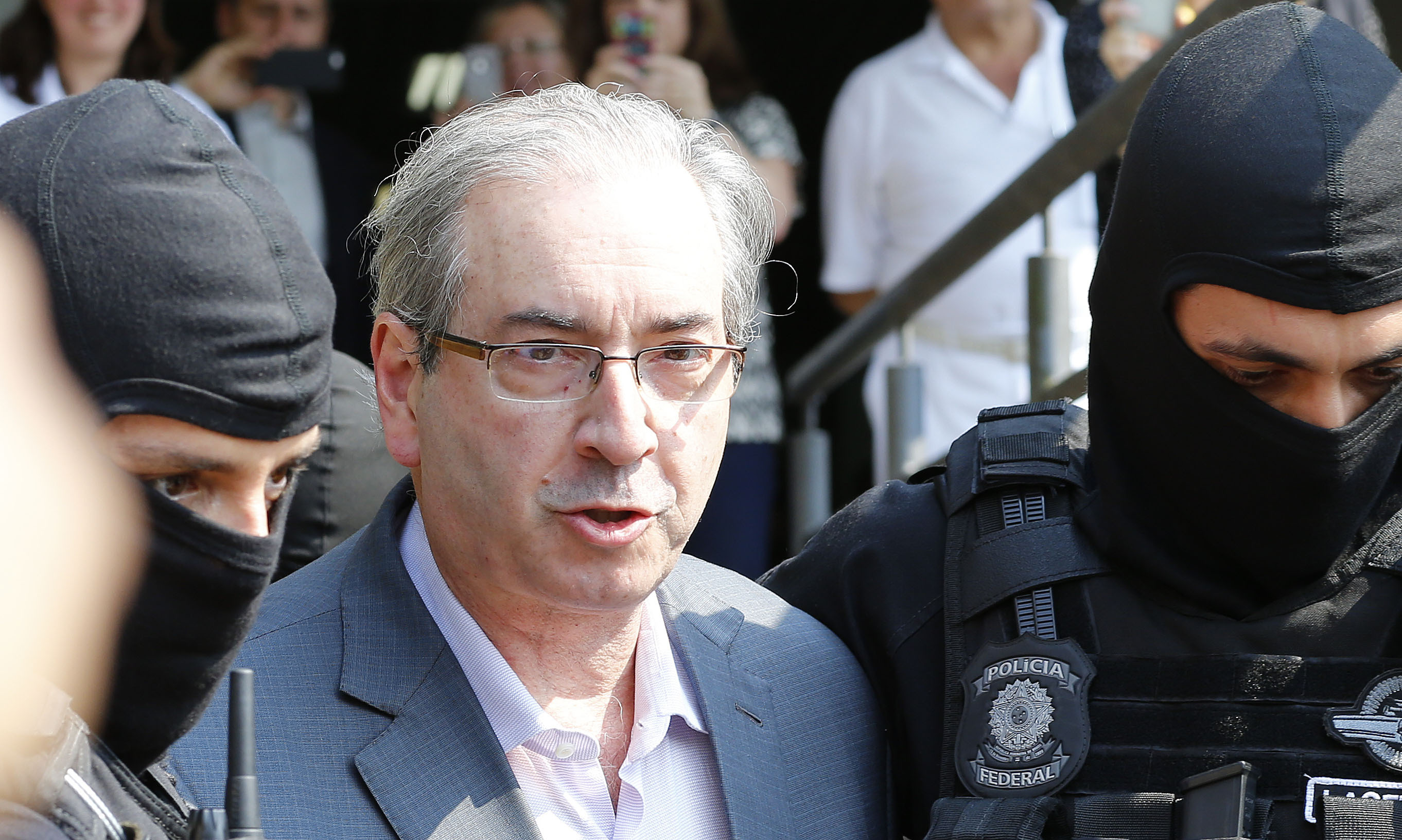 Eduardo Cunha fue condenado a 15 años de prisión por corrupción (EFE/Hedeson Alves/Archivo)