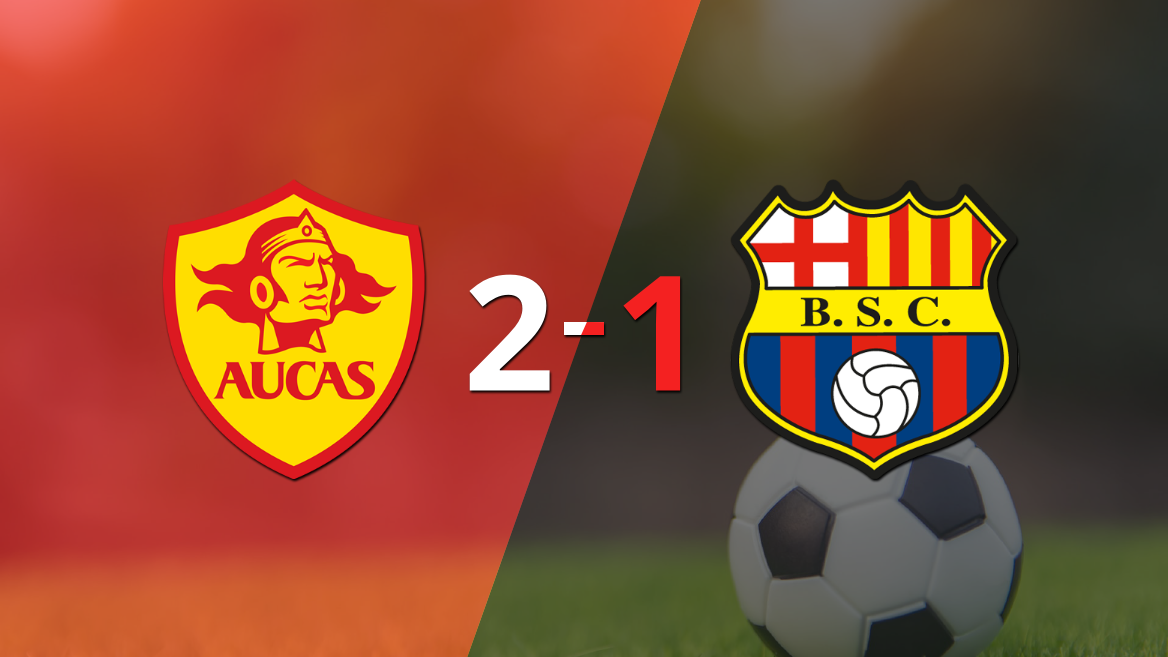 Aucas le ganó a Barcelona en su casa por 2-1