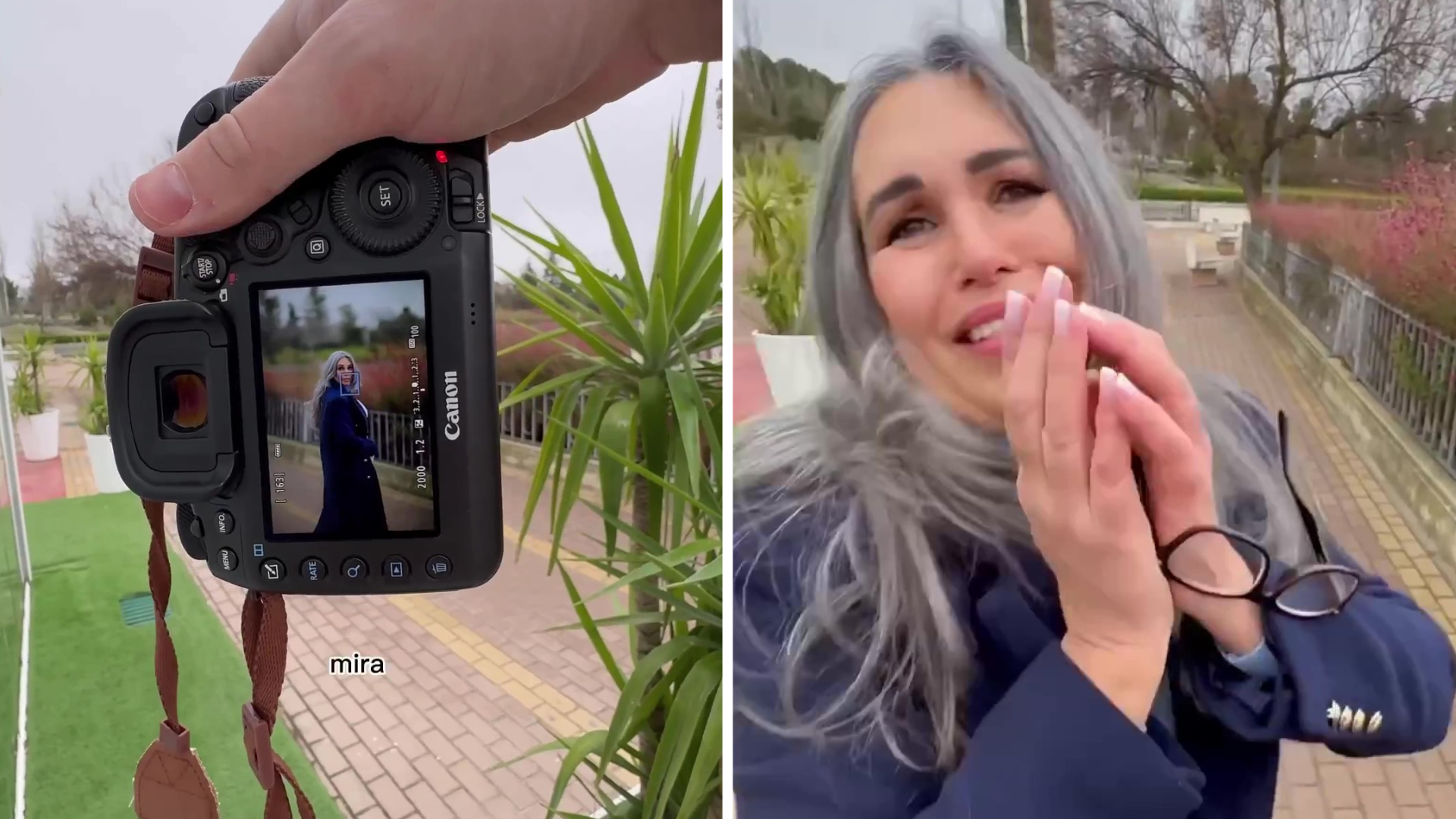 Un fotógrafo interceptó a una mujer para retratarla y el resultado la hizo emocionar. (Instagram: danphto)