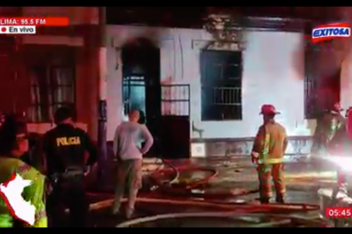 Rímac: Mujer pierde la vida por salvar a su nieto durante incendio provocado por una vela encendida