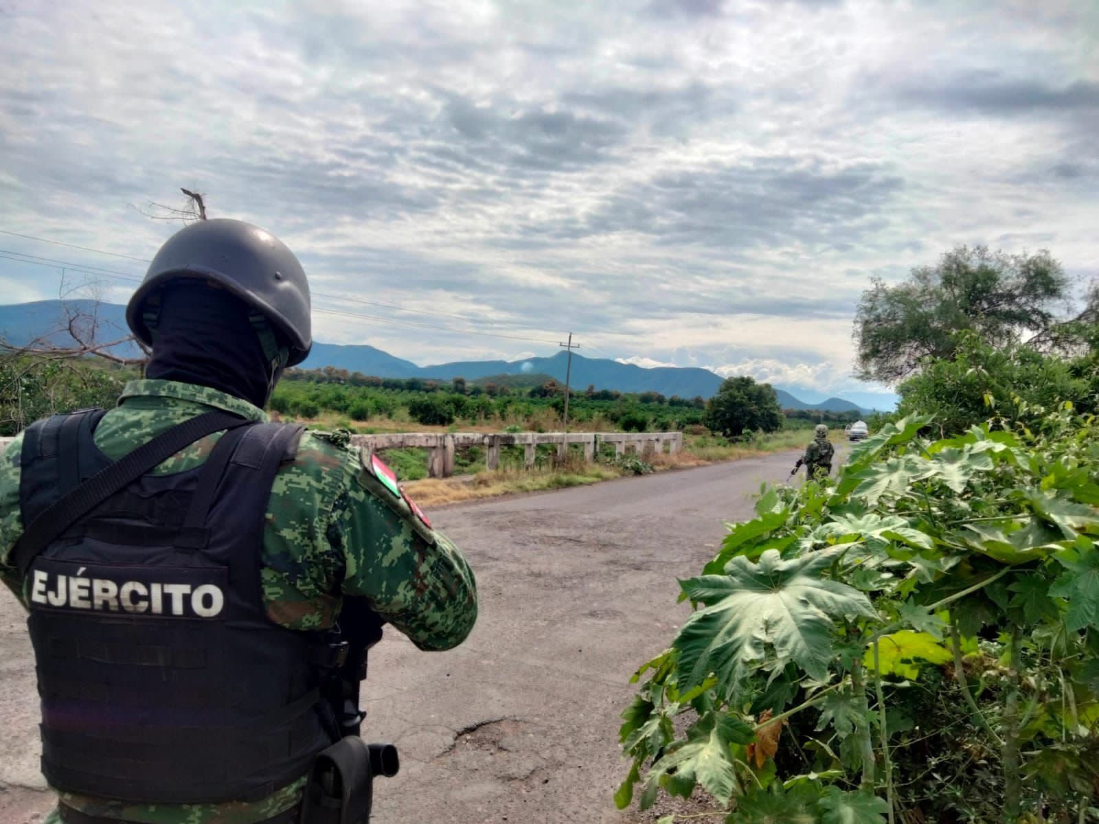 El Ejército desplegó un operativo que dejó sin salida al "M2". (SSP Michoacán)