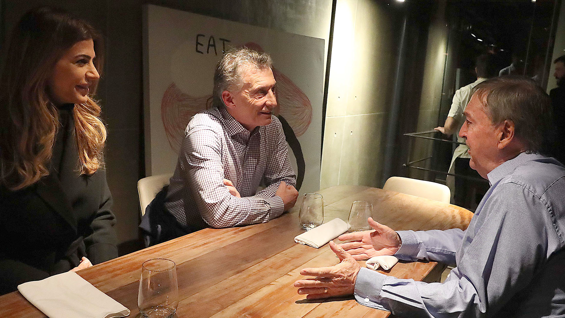 Una de las últimas visitas de Mauricio Macri a Córdoba junto con Juliana Awada, en una cena con Juan Schiaretti