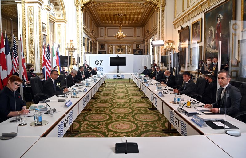 Reunión de ministros de Asuntos Exteriores del G7 en Londres, Reino Unido, 5 de mayo de 2021. REUTERS/Ben Stansall