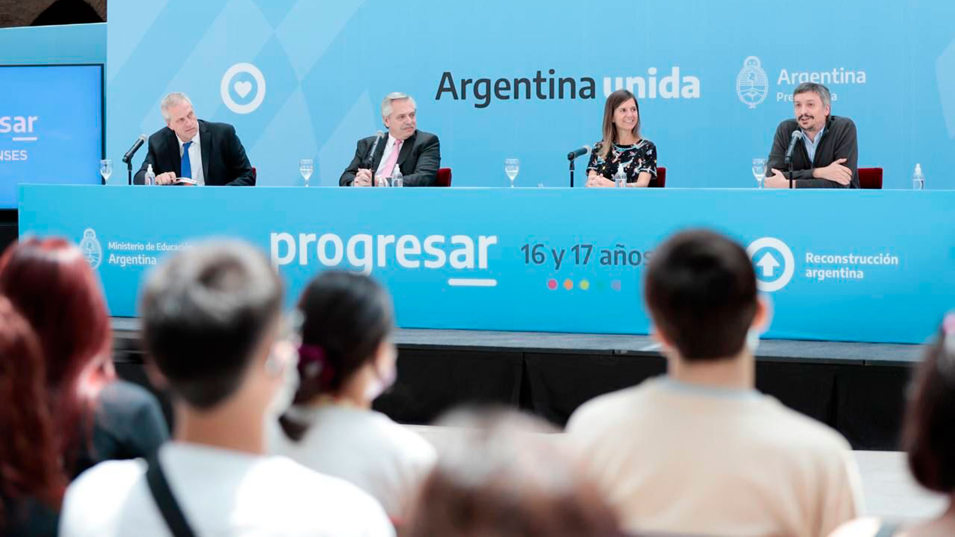 Alberto Fernández recibió a Máximo Kirchner en el Museo del Bicentenario de la Casa Rosada el lunes pasado
