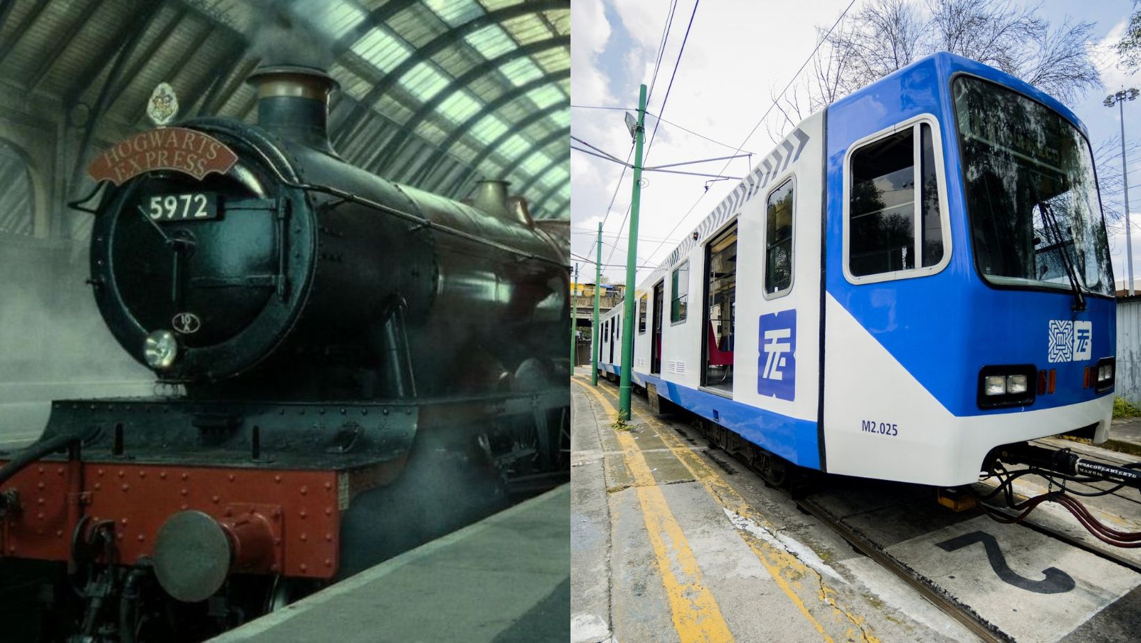 El Tren Ligero es comparado con el Expreso de Hogwarts.
(Foto: especial)