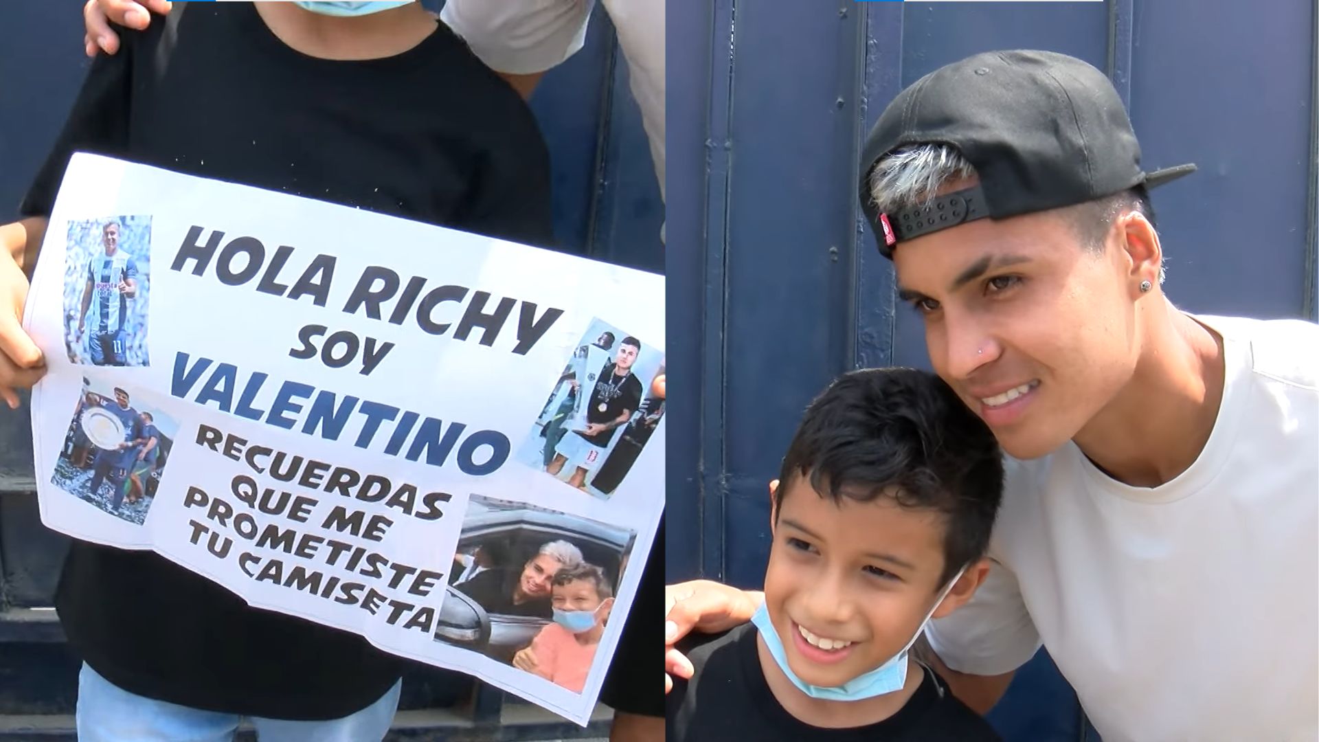 Ricardo Lagos hizo realidad el sueño de un pequeño hincha.