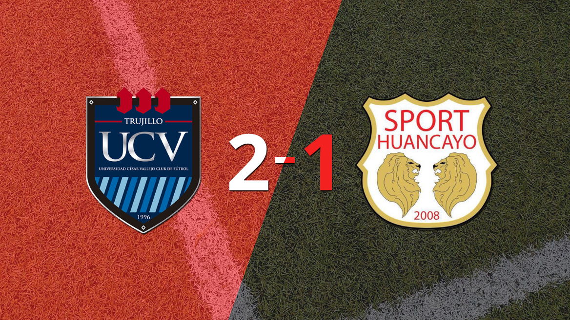 Con la mínima diferencia, César Vallejo venció a Sport Huancayo por 2 a 1