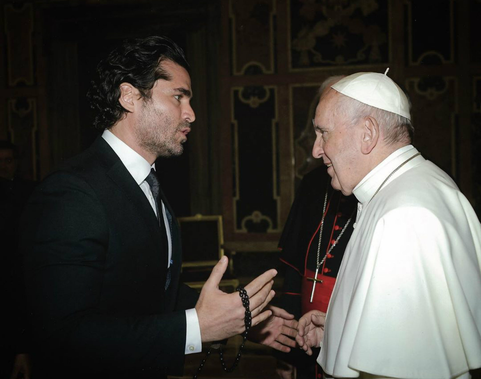 Junto al Papa Francisco (Instagram:eduardoverastegui)