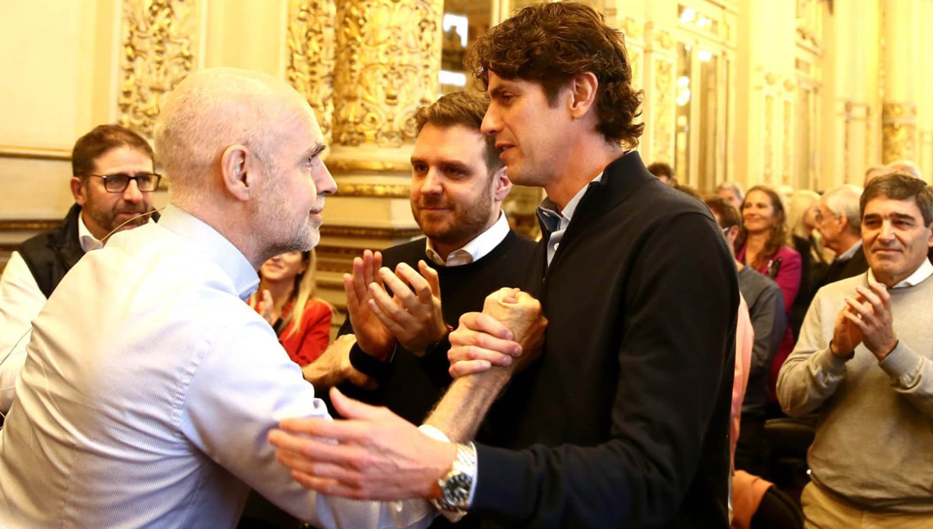 Horacio Rodríguez Larreta y Martín Lousteau