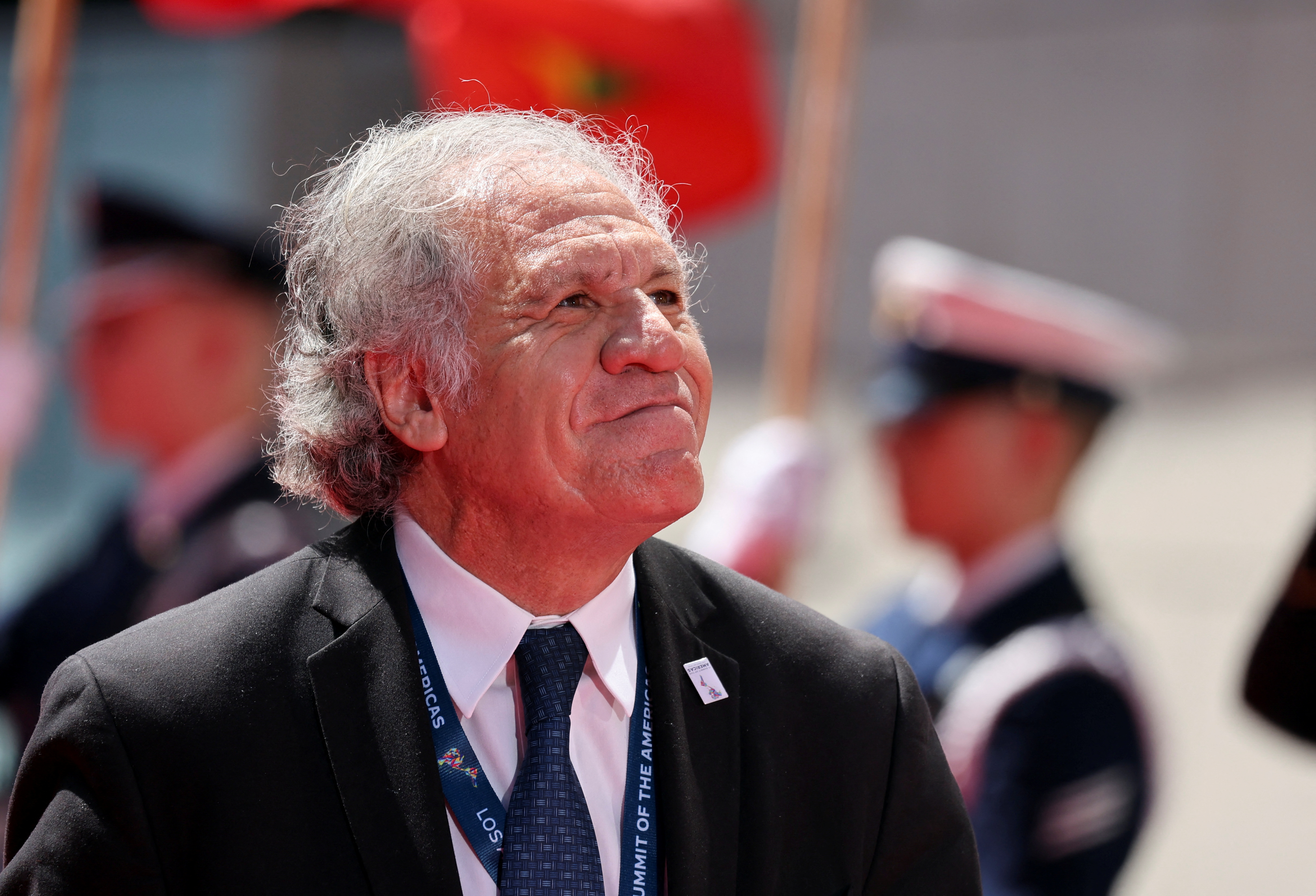 Secretary-General of the Organization of American States Luis Almagro arrives at the ninth Summit of the Americas, in Los Angeles, California, U.S., June 8, 2022. REUTERS/Lucy Nicholson
