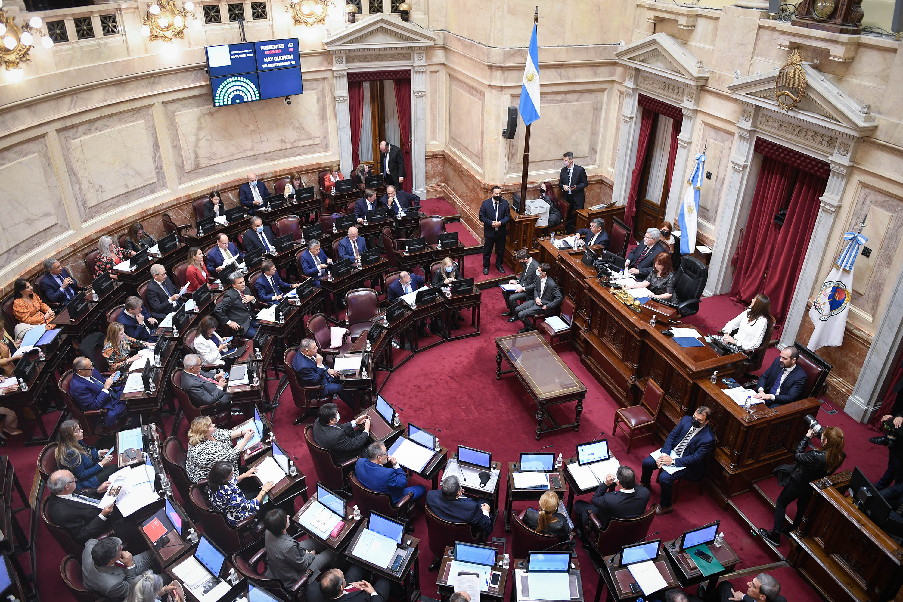 Ultima sesión del senado: aprobó con lo justo la reforma de la Magistratura