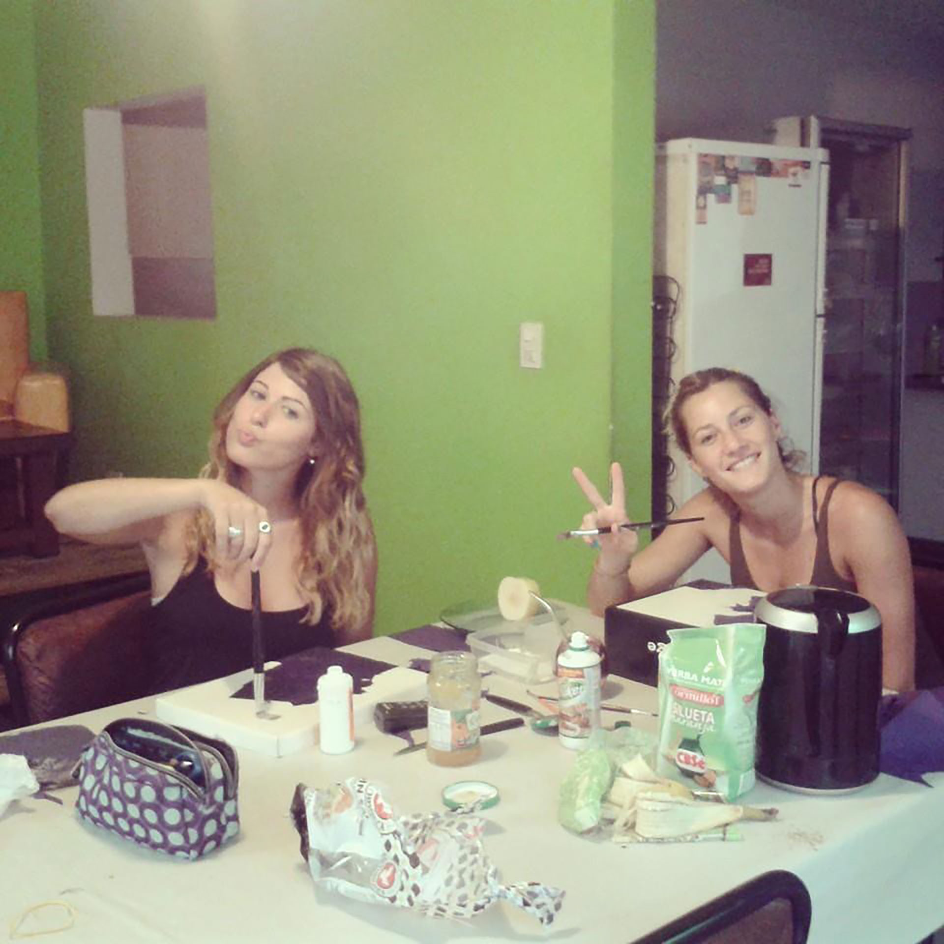 Mica y Bárbara en una foto de entrecasa (Instagram)