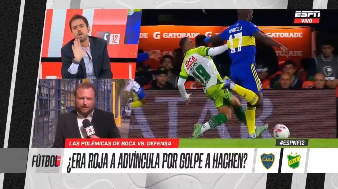 “Advíncula y Zambrano juegan al límite”, el debate en ESPN por el desempeño defensivo de los peruanos en Boca Juniors
