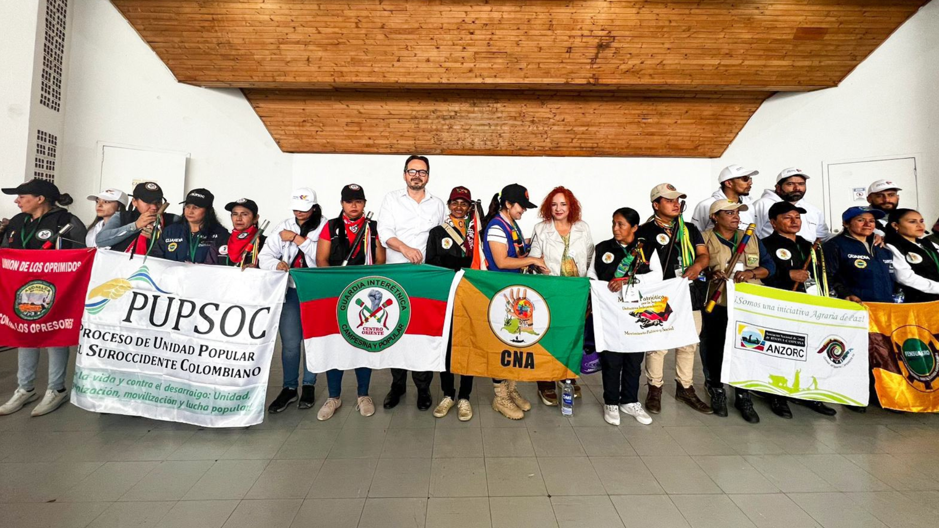 En la Convención Nacional Campesina, la Misión de la ONU en Colombia reconoció el papel del campesinado en la construcción de paz en el país.
Vía Twitter (@CGRuizMassieu)