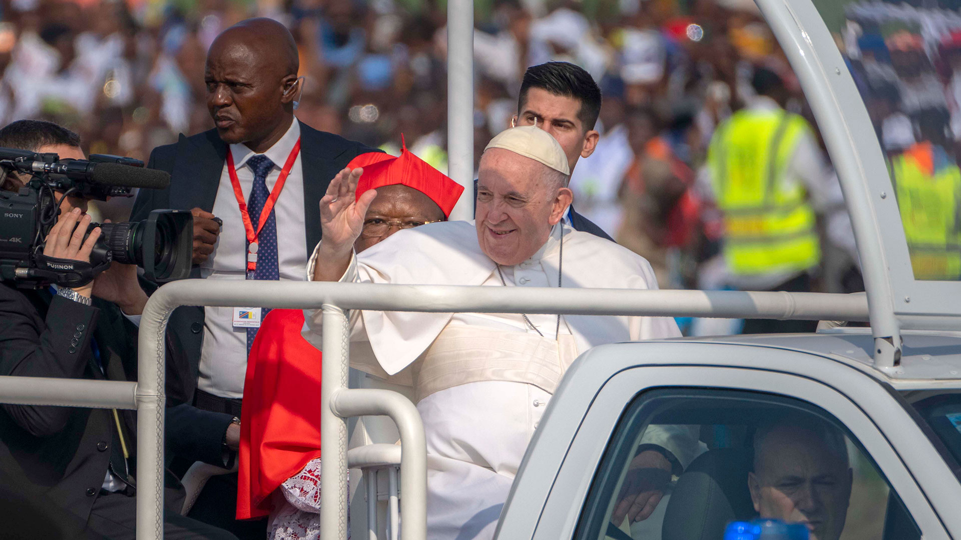 El 40° viaje internacional del Papa Francisco fue a Congo y Sudán del Sur (AP Photo/Jerome Delay)