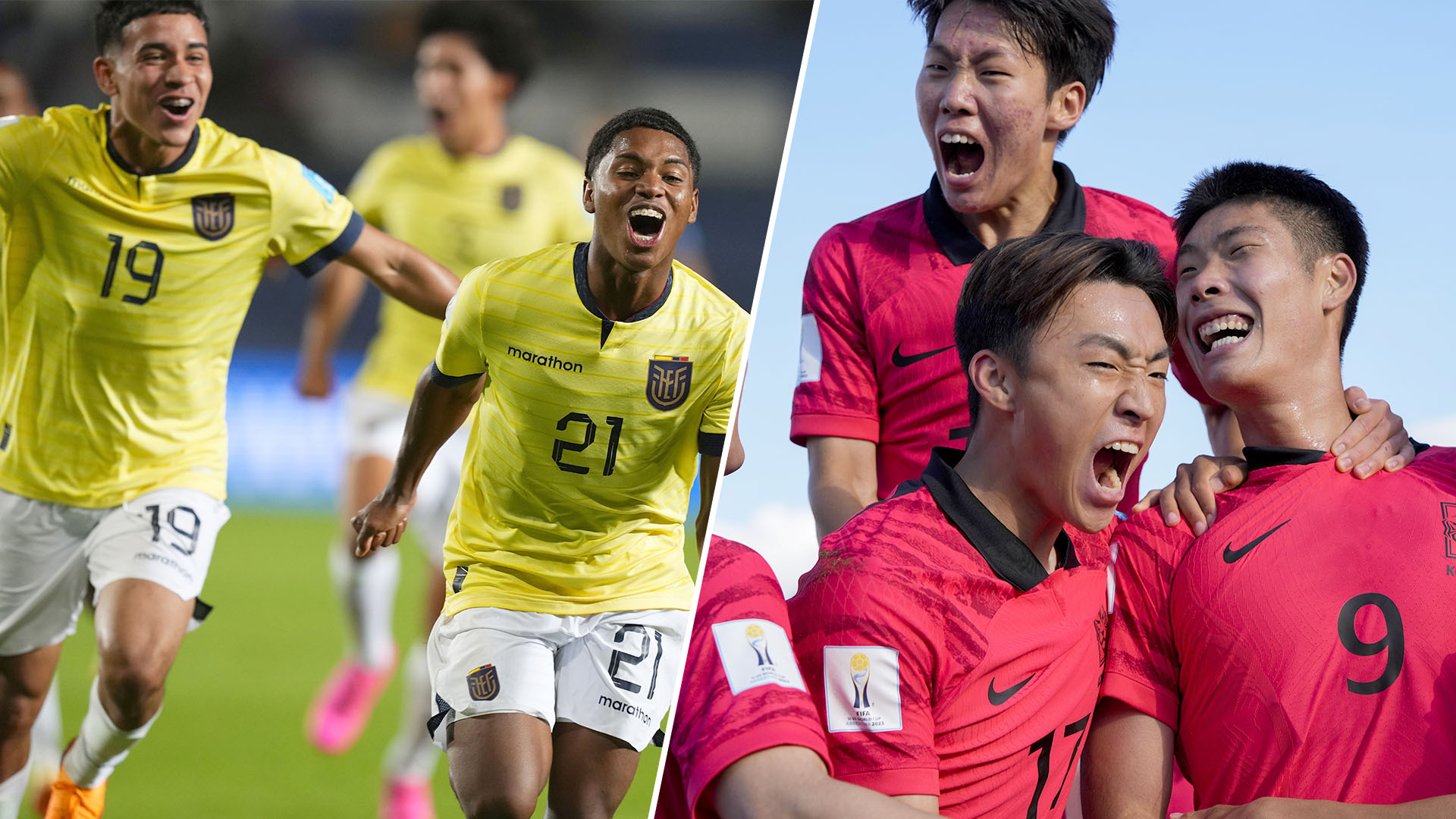 Tras la clasificación de Uruguay, Corea del Sur supera 1-0 a Ecuador en el cierre de los octavos de final del Mundial Sub 20