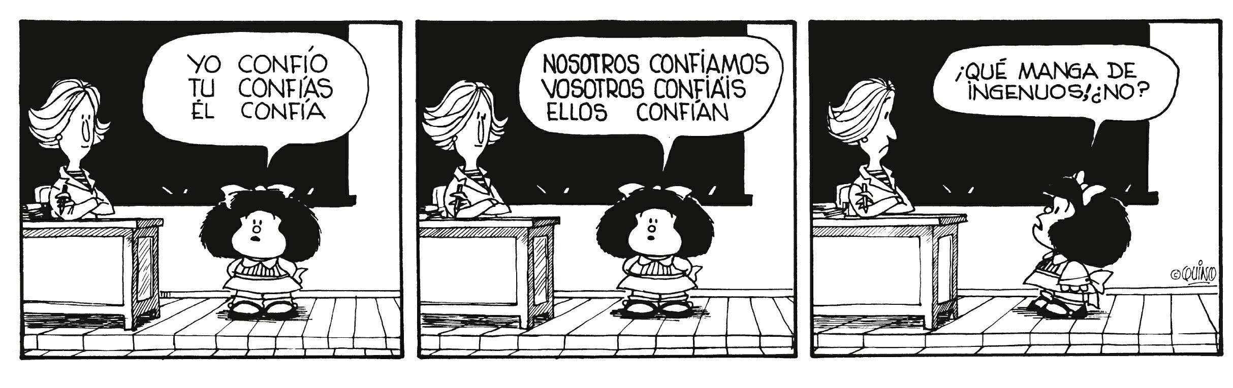 "Mafalda" (Gentileza Ediciones De la Flor)