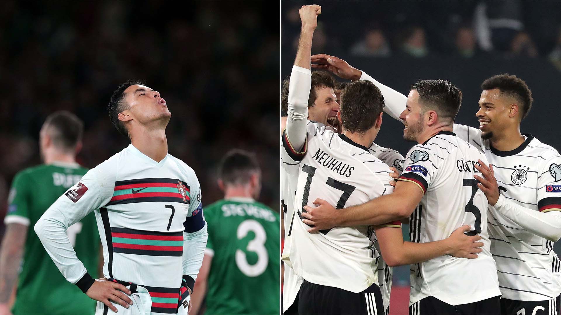 Portugal se complicó y Alemania ganó 9-0: lo mejor de las Eliminatorias UEFA