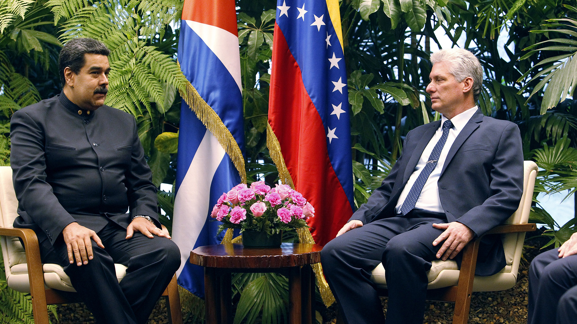 Foto de archivo de 2018, el dictador venezolano visitó la Habana