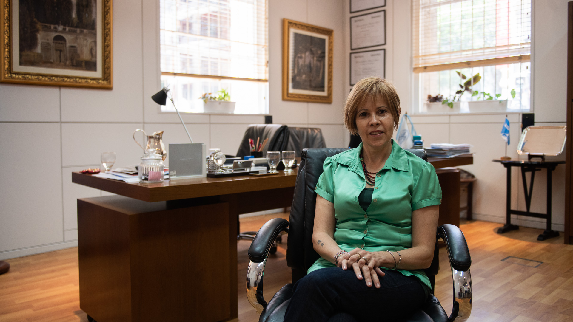 La rectora Ana Barral asumió la gestión para el periodo 2019-2023  (Adrian Escandar)