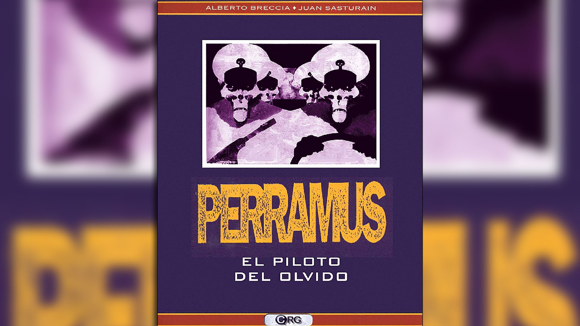 Portada de "Perramus", historieta escrita por Juan Sasturain e ilustrada por Alberto Breccia.