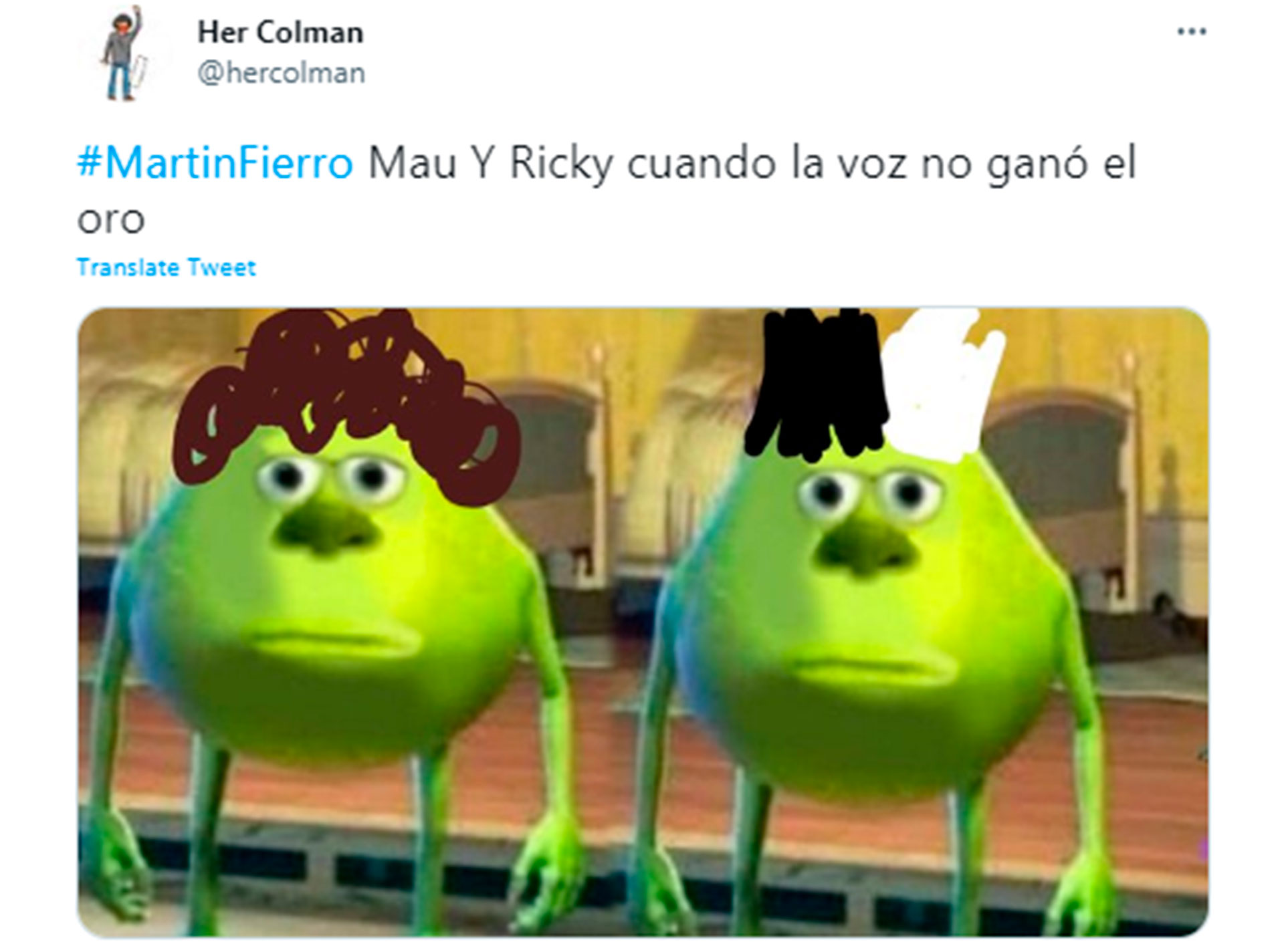 Los memes de los Martín Fierro 2022