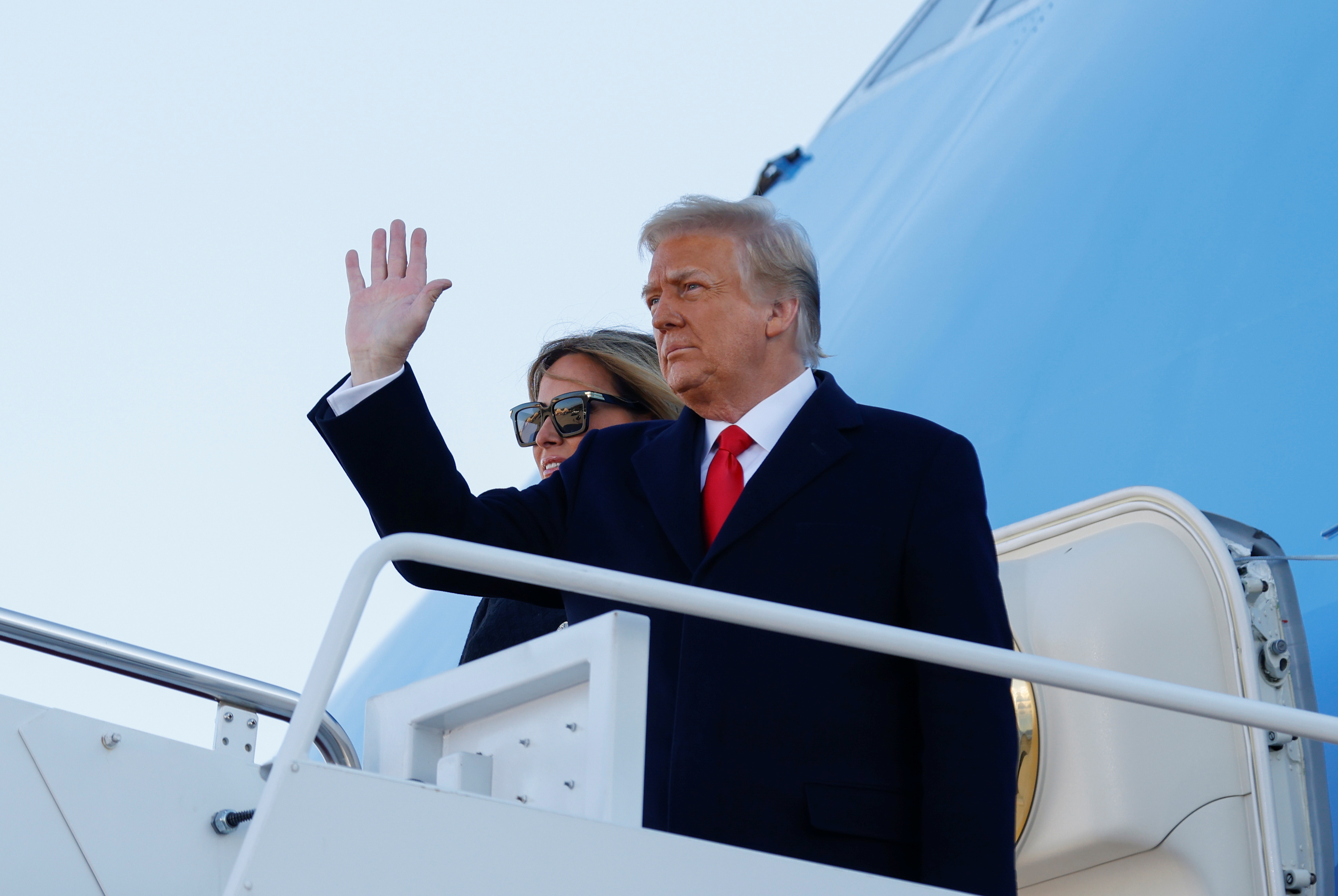 Donald Trump y Melania Trump. (FOTO: REUTERS/Carlos Barria)