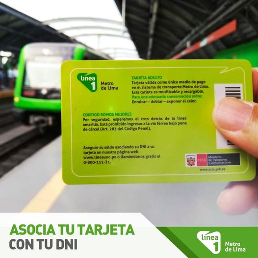 Metro de Lima: cómo recuperar el saldo de mi tarjeta del tren por pérdida o  robo - Infobae