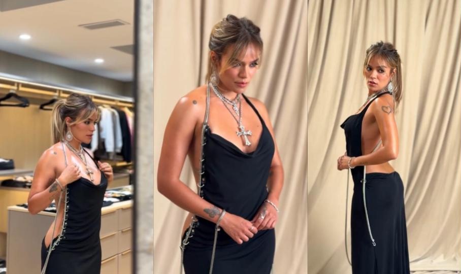 Karol G despertó elogios con el elegante traje que modeló para sus  seguidores: ¿Lo usará en los Grammy? - Infobae