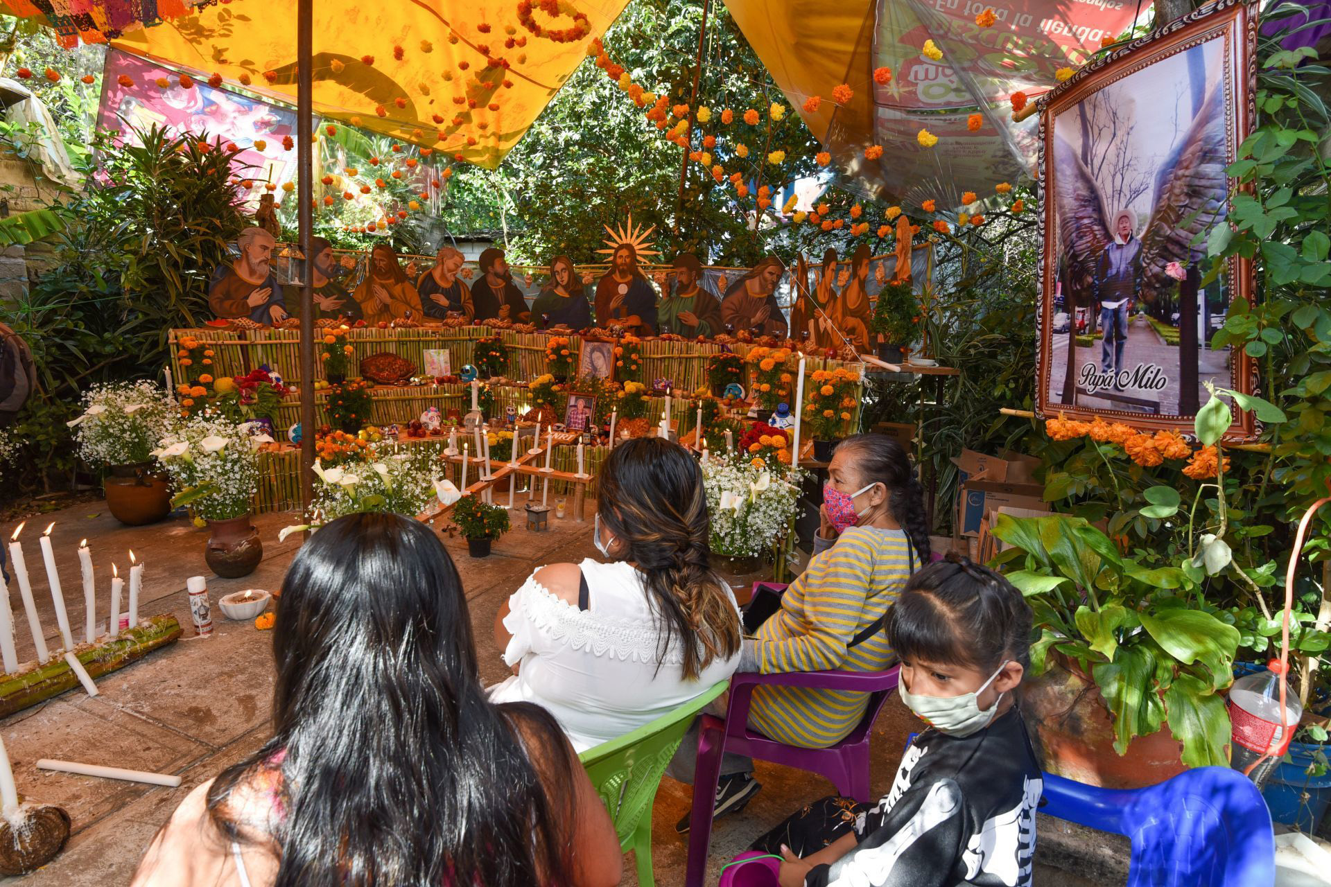 Instalan ofrendas para Muertos Nuevos en Malinalco.