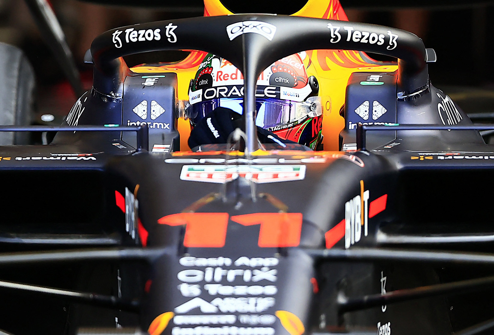 Checo Pérez is in second place in the drivers' championship (Photo: REUTERS/Carlos Pérez Gallardo)