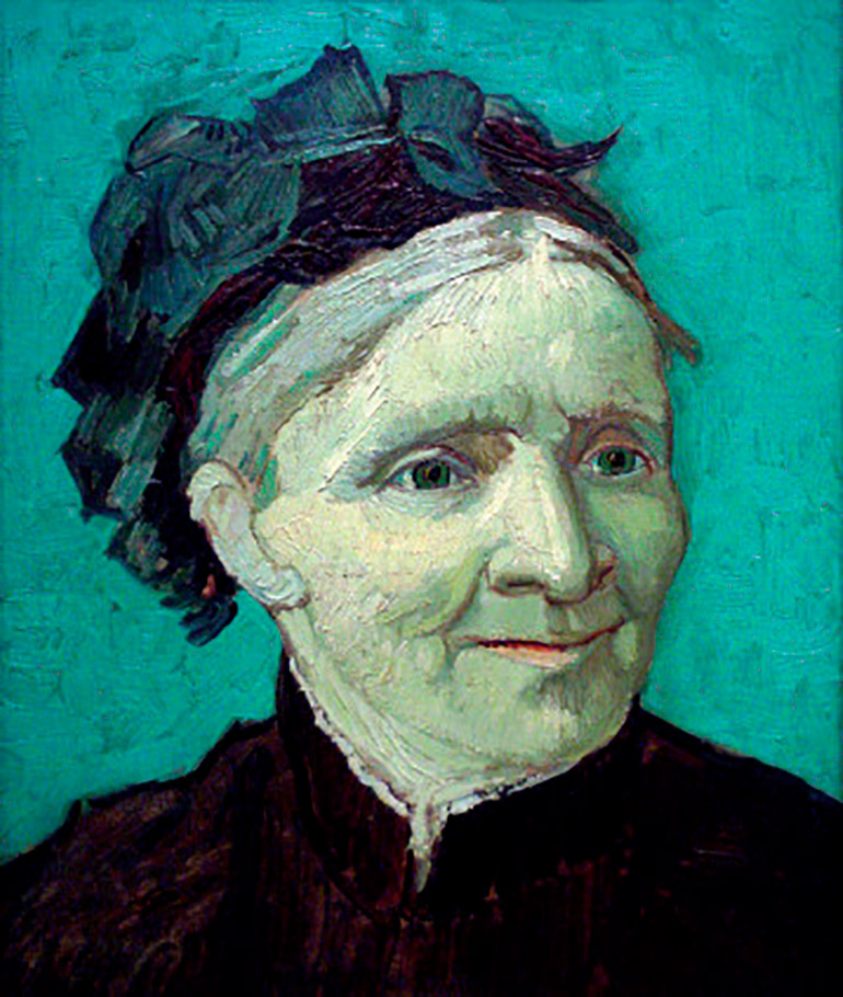 "Retrato de la madre de Van Gogh" (1888), parte del fondo del Museo Norton Simon de Pasadena, California.
