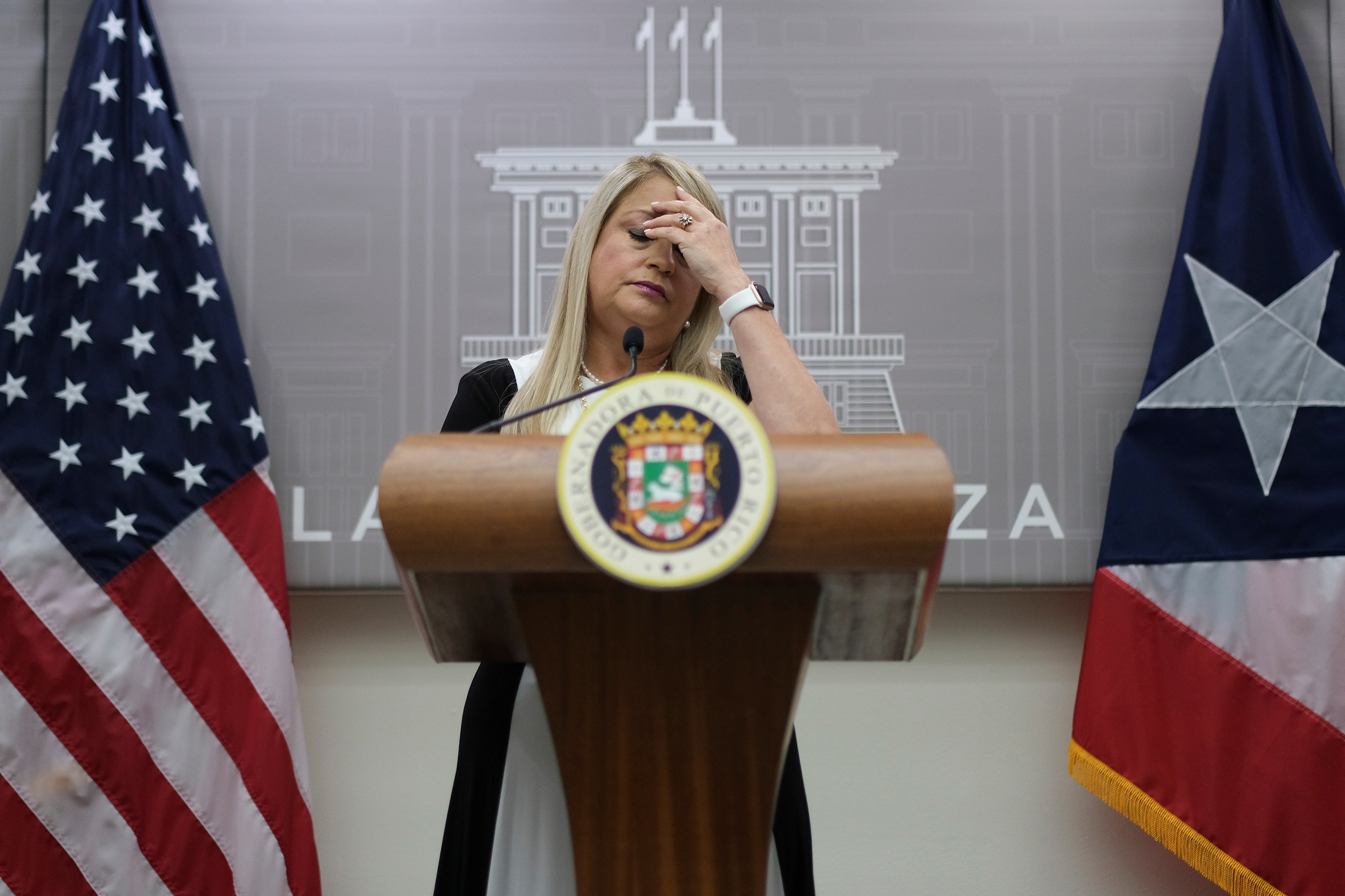 La ex gobernadora de Puerto Rico, Wanda Vazquez, en una fotografía de archivo (REUTERS/Ricardo Arduengo)
