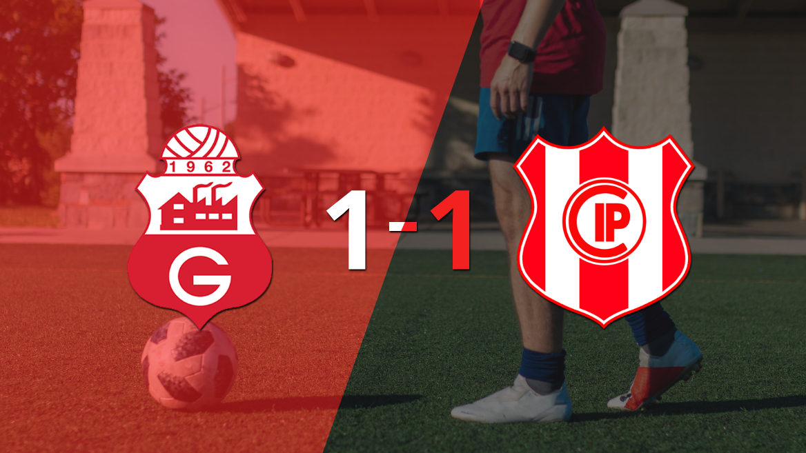 Reparto de puntos en el empate a uno entre Guabirá e Independiente Petrolero