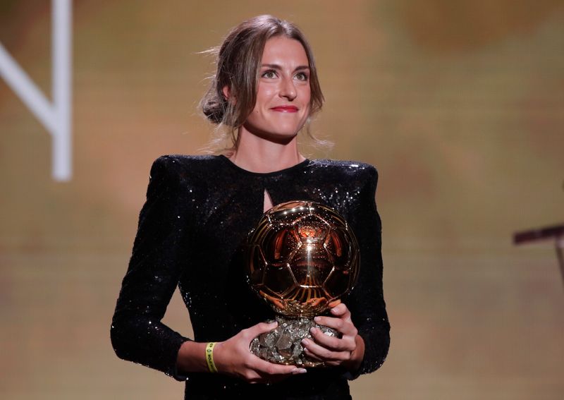 Spanish Alexia Putellas won the women's Ballon d'Or in 2021: she is nominated again (Photo: Reuters)