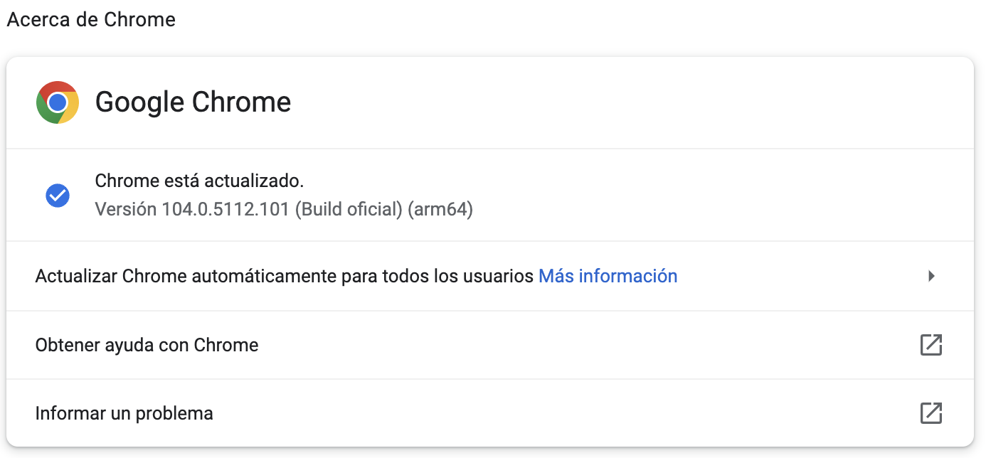 Actualización de Google Chrome. (foto: Composición/Jose Arana)